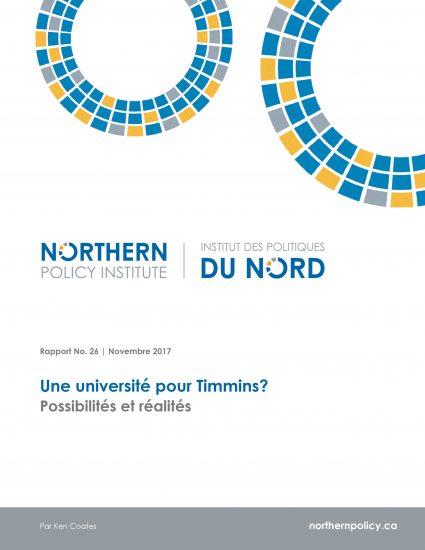 Une université pour Timmins - Possibilités et réalités-1